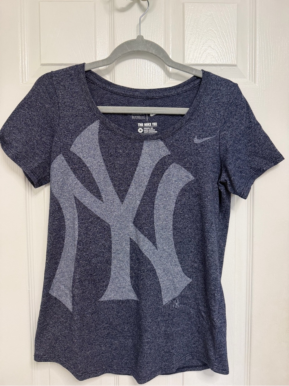 Nike MLB Navy Heather New York Yankees Women's Short Sleeve Tee